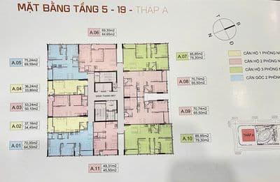 CHUYỂN NHƯỢNG LẠI CĂN HỘ GIÁ 1 TỶ 150 - CÓ 2 PHÒNG NGỦ 70M2
