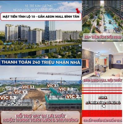 Chỉ 1tỷ2/căn full nội thất&tặng phí QL 2 năm-Hỗ Trợ Trả Châm 9Tr/Thang