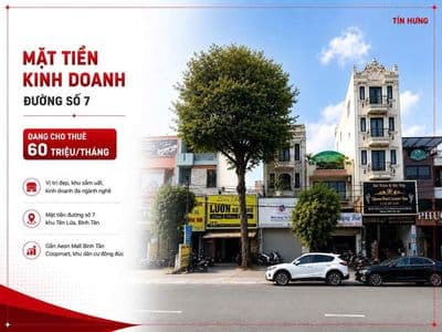 Bán nhà khu Tên Lửa, MT đường Số 7, P. Bình Trị Đông B, 5 x 20m, 3.5 t