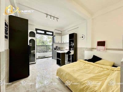 Cho thuê studio cửa sổ siêu thoáng ngay cống quỳnh q1