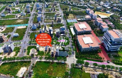 Chuyển nhượng lô đất 112m2 view công viên | cách đại học fpt 50m