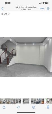 bán nhả xây mới 3 tầng phố vọng Hải phường Hưng đạo hp