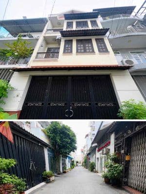 Cho thuê nhà hẻm xe tải 1/ Phan Văn Trị, P.7, Gò Vấp ( 5x14m ) 2 Lầu