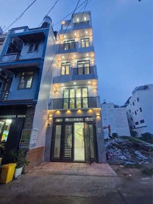 Bán nhà 5 tầng- gần tân kỳ tân quý 4x16- hẻm 8m thông