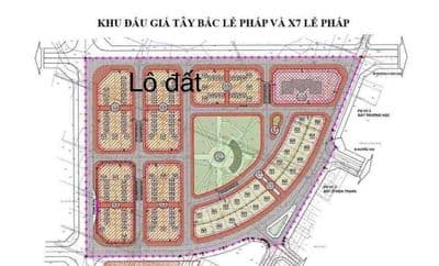 Đấu giá lễ pháp - tiên dương - gần đường võ nguyên giáp - cầu nhật t