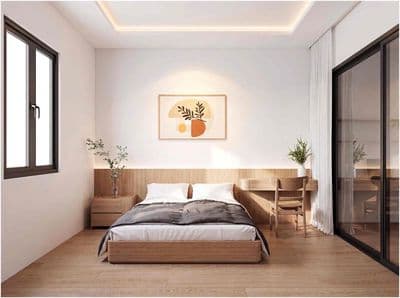 Cho thuê căn hộ 1 phòng ngủ có ban công