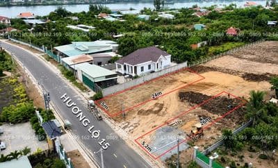 Giá f0 chính chủ bán lô đất mặt tiền hương lộ 15 cách đồng khởi 7phút