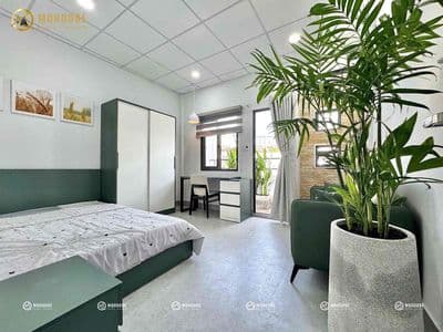 Trống lại căn 1pn tách bếp full nội thất bancol nguyễn văn quá