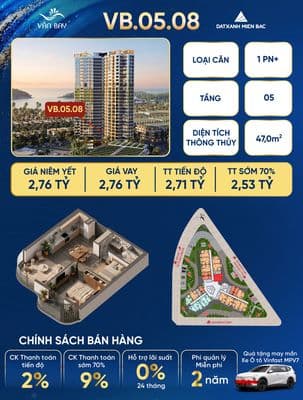 CĂN HỘ 1 PHÒNG NGỦ TẠI VÂN ĐỒN