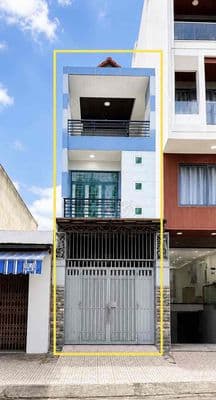 Cho thuê nhà mặt tiền chợ tân hương, tân phú, 3 tầng, giá 21 triệu