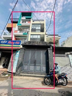 Nhà mặt tiền đường số p9 gò vấp có thang máy