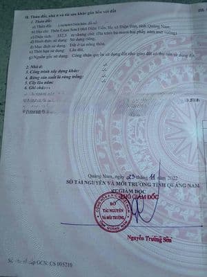 Chính chủ cần bán Đất Trục Chính - P Điện Bàn Bắc Đà Nẵng