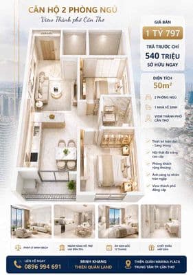 2 PN 2 WC NGAY TT CẦN THƠ TT 6 NHẬN NHÀ