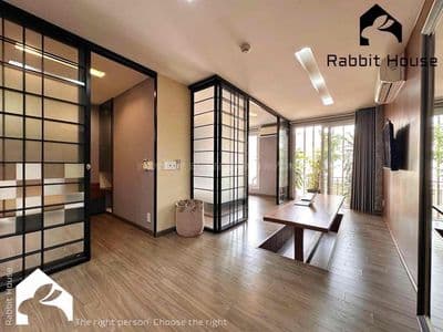 Căn hộ 2PN vibe Nhật ban công Trần Hưng Đạo Q5 gần cầu Nguyễn Văn Cừ
