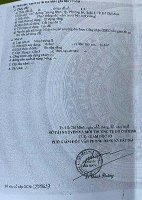 Chính chủ đang cần bán căn nhà Quận 8, ngang 5.1m