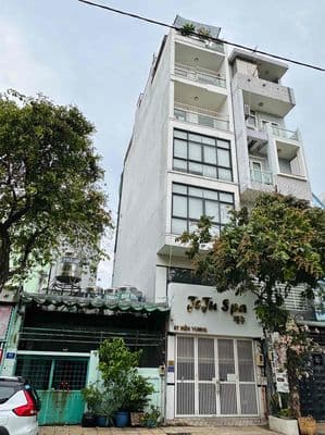 Cho thuê nhà văn phòng mặt tiền hiền vương - 457m2, 1 trệt, 5 lầu