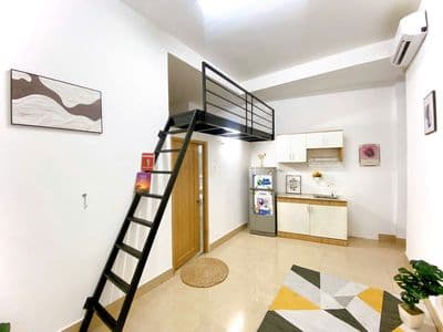 Đường Nguyễn Công Hoan trống phòng 22m2 có gác+ csgt+ full nội thất