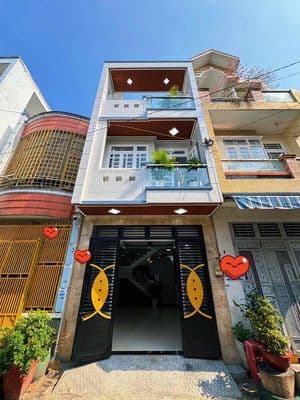 Nhà Bình Tân ( 4 x 13,5m ) Nhà Đẹp, Hẻm Thông