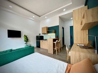 CHO THUÊ CĂN HỘ BAN CÔNG_FULL NỘI THẤT_GẦN ĐẠI HỌC BÁCH KHOA