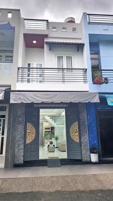 Bán nhà Mặt Tiền khu kênh Nước Đen, 52m2, 4x13m, 2 tầng, 3PN,đường 10m