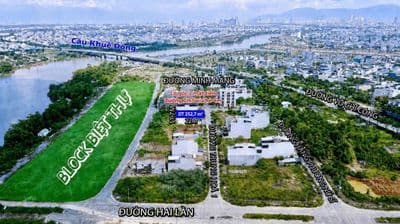 2 lô góc Trung hoà 1 Đường 7m5 Villa Võ Chí Công Cầu Khuê Đông