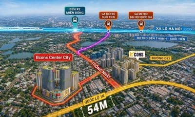 Suất nội bộ nội khu shophouse Bcons Center City giá CDT tt trước 254tr