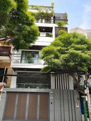 Cho thuê nhà mặt tiền đường c18 * 8x18m * trệt 3 lầu * gara oto