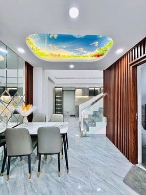 Bán Nhà HXH Khu đồng bộ Trần Bá Giao Sát mặt tiền sông vàm thuật