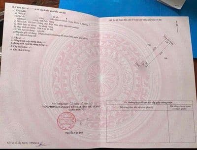 BÁN GẤP SỔ SẴN MẶT TIỀN QL 1a