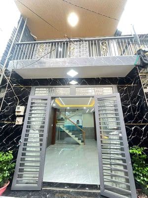BÁN NHÀ ĐẸP 4M*10M 1T+LẦU SUỐT 2PN 2W PHÒNG KHÁCH RỘNG