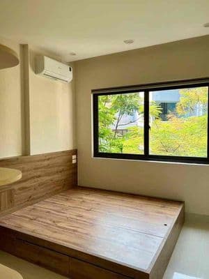 Căn hộ cho thuê mới xây dạng 1PN Ban công Gần lotte quận 7 - KDCHimlam