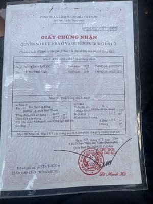 Nhà C4 MẶT TIỀN 116 NGUYÊN HỒNG