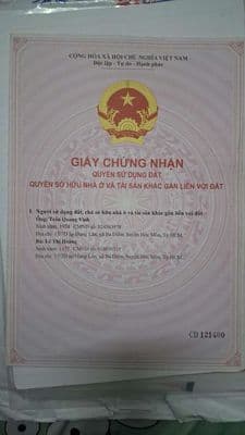 Chính chủ bán lô đất đường Nguyễn Thị Thử