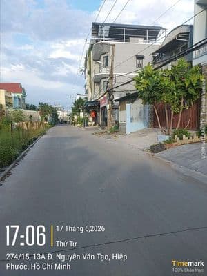 Bán nhà mặt hiền hẻm chính 274 long thới , nhà bè .