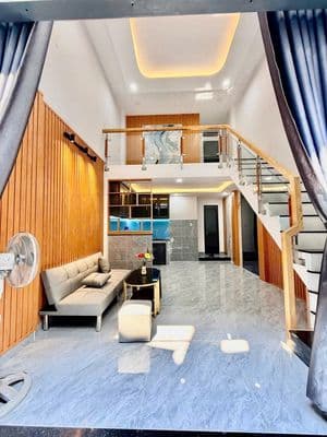 Nhỉnh 1ty nhà đẹp Khu Dân Cư 4x9 đúc lửng 2PN 2WC 1 xẹt Lê Văn Khương