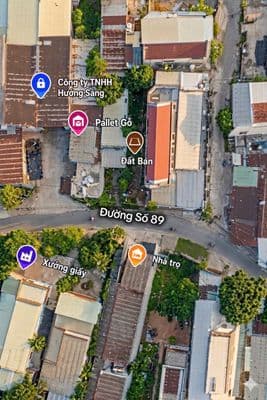 Tân Phú Trung, Củ Chi 5,5x26m2 có 72m2 thổ, đường nhựa, Giá bán 2,3 tỷ