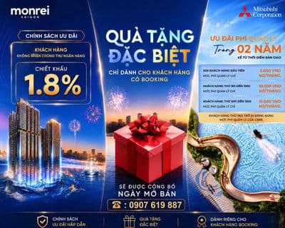 CƠ HỘI ĐẦU TƯ MONREI SAIGON TRƯỚC NGÀY MỞ BÁN CHÍNH THỨC