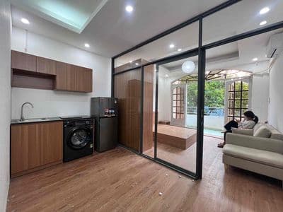 CHDV tách bếp, ban công riêng trong phòng siêu thoáng