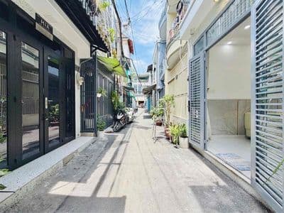 Nhà đẹp full nt 2 tầng 2pn2wc trung tâm quận Gò Vấp hẻm thông bàn cờ