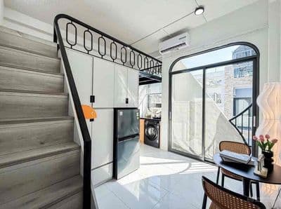 CHDV mới ban công - Nội thất cơ bản Bình Trị Đông