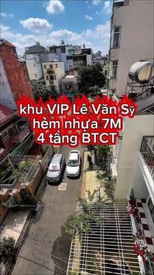 Bán nhà hẻm Lê Văn Sỹ cực đẹp, xem ngay chốt liền