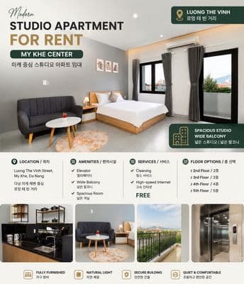 Apartment for rent close to Dragon Bridge