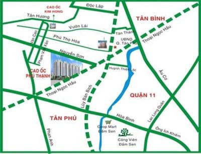Bán Căn hộ CC Phú Thạnh 90 m 2 - Phú Thạnh Tân Phú - 3 phòng ngủ