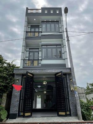 Nhà hẻm xe hơi Lê Văn Lương Nhơn Đức Nhà Bè sát chợ Nhơn Đức