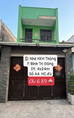 NHÀ ĐẸP HXH THÔNG- 86M2- Ô TÔ NGỦ NHÀ- NHÀ 3 TẦNG. SỔ ĐẸP HC ĐỦ.