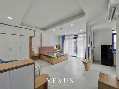 CHDV full nội thất studio tách bếp, ban công, cửa sổ ngay Etown TB