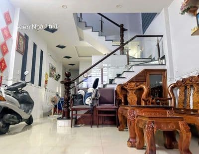 Nhà đẹp, 2 tầng, 4PN, 3WC, 68m2, nở hậu, Phước Long A, Q9, 5t25 tl