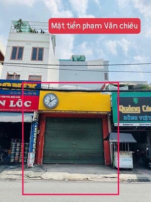 CHO THUÊ NHÀ 2 MẶT TIỀN PHẠM VĂN CHIÊU NGAY NGÃ TƯ LÊ VĂN THỌ
