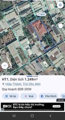 Bán Biệt Thự Vườn Phường Hiệp Thành Gần BV 512 Giường TDM BD