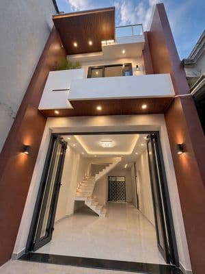 BÁN NHÀ MỚI TRÊT LẦU SÁT TRẦN HƯNG ĐẠO HẼM THÔNG XE HƠI